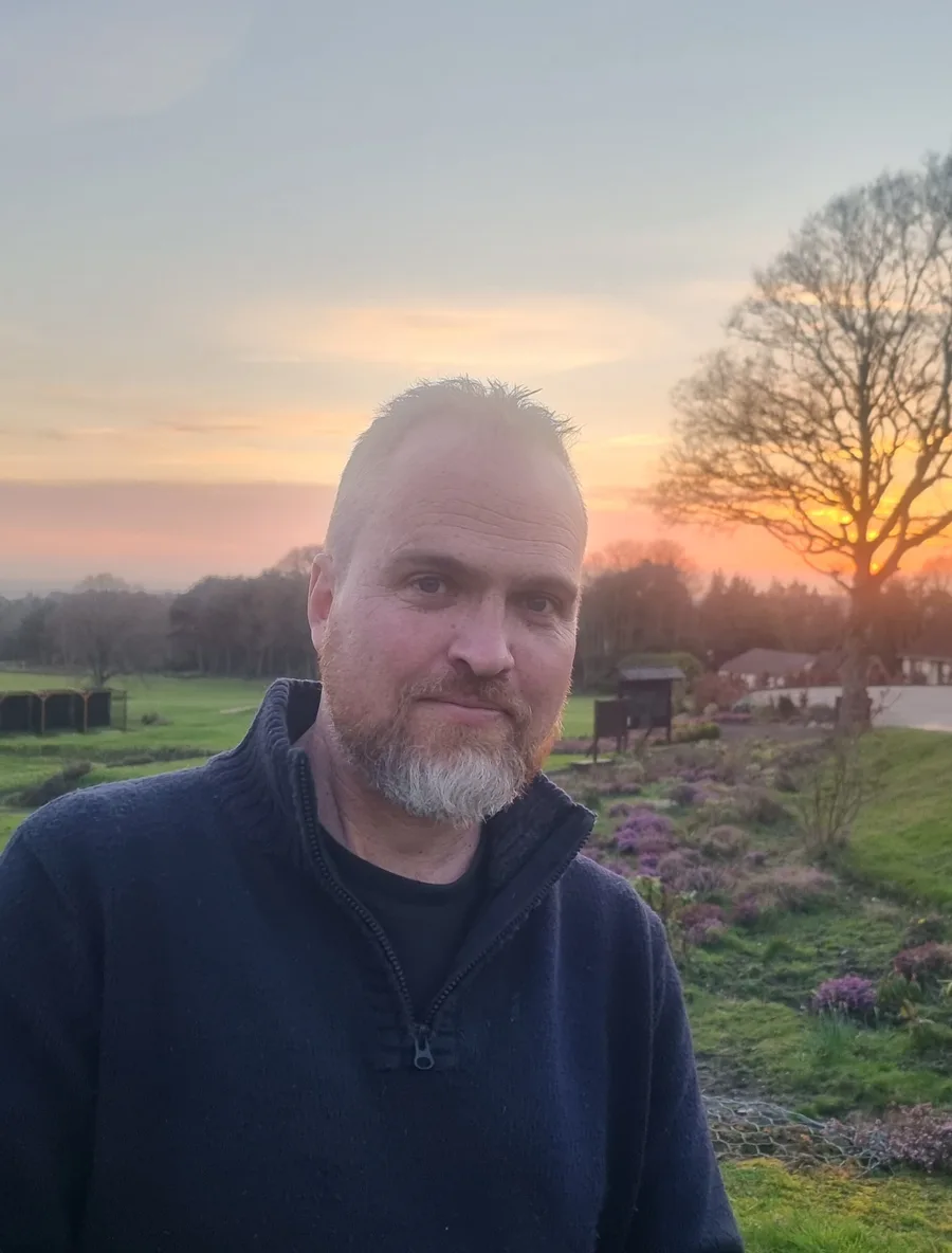 Andrew Wilson, Conservative Councillor for Crowborough South East, photographed outdoors.