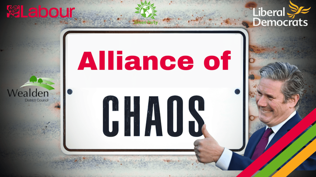 Illustrative graphic accompanying '"Alliance for Wealden" in complete disarray'